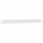 vidaXL Arriate de gaviones forma arco hierro galvanizado 600x50x50cm vidaXL Arriate de gaviones forma arco hierro galvanizado 600x50x50cm