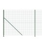 vidaXL Cerca de alambre con brida verde 2x10 m vidaXL Cerca de alambre con brida verde 2x10 m