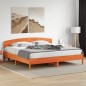 vidaXL Cabecero de cama madera maciza de pino marrón cera 180 cm vidaXL Cabecero de cama madera maciza de pino marrón cera 180 cm