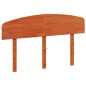 vidaXL Cabecero de cama madera maciza de pino marrón cera 135 cm vidaXL Cabecero de cama madera maciza de pino marrón cera 135 cm