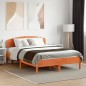 vidaXL Cabecero de cama madera maciza de pino marrón cera 135 cm vidaXL Cabecero de cama madera maciza de pino marrón cera 135 cm