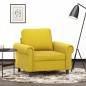 vidaXL Sillón de terciopelo amarillo 60 cm vidaXL Sillón de terciopelo amarillo 60 cm