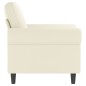 vidaXL Sillón de terciopelo color crema 60 cm vidaXL Sillón de terciopelo color crema 60 cm