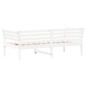 vidaXL Sofá cama madera maciza de pino blanco 90x190 cm vidaXL Sofá cama madera maciza de pino blanco 90x190 cm