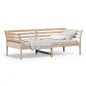 vidaXL Sofá cama madera maciza de pino 90x200 cm