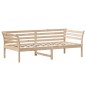 vidaXL Sofá cama madera maciza de pino 90x200 cm