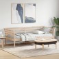 vidaXL Sofá cama madera maciza de pino 90x200 cm