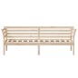 vidaXL Sofá cama madera maciza de pino 90x200 cm