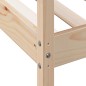 vidaXL Sofá cama madera maciza de pino 90x200 cm