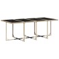 vidaXL Set comedor de jardín con cojines 13 pzas ratán sintético beige vidaXL Set comedor de jardín con cojines 13 pzas ratán sintético beige