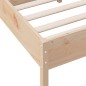 vidaXL Estructura de cama con cabecero madera maciza pino 120x190 cm vidaXL Estructura de cama con cabecero madera maciza pino 120x190 cm