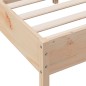vidaXL Estructura de cama con cabecero madera maciza de pino 90x200 cm vidaXL Estructura de cama con cabecero madera maciza de pino 90x200 cm
