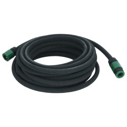 vidaXL Manguera porosa para jardín caucho negro 16 mm 10 m