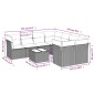 vidaXL Set de muebles de jardín 9 pzas y cojines ratán sintético gris vidaXL Set de muebles de jardín 9 pzas y cojines ratán sintético gris