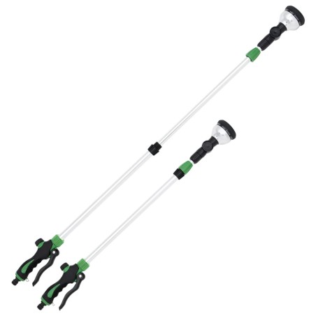 vidaXL Lanza pulverizadora telescópica con 10 patrones 75-110 cm