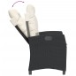 vidaXL Set de comedor de jardín 9 pzas y cojines ratán sintético negro vidaXL Set de comedor de jardín 9 pzas y cojines ratán sintético negro