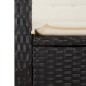 vidaXL Set de comedor de jardín 9 pzas y cojines ratán sintético negro vidaXL Set de comedor de jardín 9 pzas y cojines ratán sintético negro
