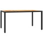 vidaXL Set de comedor de jardín 7 pzas y cojines ratán sintético negro vidaXL Set de comedor de jardín 7 pzas y cojines ratán sintético negro