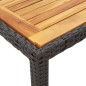 vidaXL Set de comedor de jardín 7 pzas y cojines ratán sintético negro vidaXL Set de comedor de jardín 7 pzas y cojines ratán sintético negro