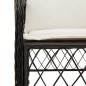 vidaXL Set de comedor de jardín 7 pzas y cojines ratán sintético negro vidaXL Set de comedor de jardín 7 pzas y cojines ratán sintético negro