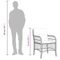 vidaXL Set de comedor de jardín 7 pzas y cojines ratán sintético negro vidaXL Set de comedor de jardín 7 pzas y cojines ratán sintético negro