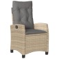 vidaXL Set comedor de jardín 7 pzas con cojines ratán sintético beige vidaXL Set comedor de jardín 7 pzas con cojines ratán sintético beige