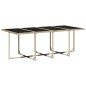 vidaXL Set comedor de jardín 9 pzas con cojines ratán sintético beige vidaXL Set comedor de jardín 9 pzas con cojines ratán sintético beige