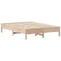 vidaXL Estructura de cama de madera maciza de pino 160x200 cm vidaXL Estructura de cama de madera maciza de pino 160x200 cm