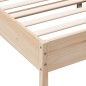 vidaXL Estructura de cama de madera maciza de pino 160x200 cm vidaXL Estructura de cama de madera maciza de pino 160x200 cm