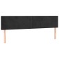 vidaXL Cama box spring con colchón terciopelo negro 200x200 cm