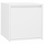 vidaXL Juego de muebles de recibidor madera contrachapada blanco vidaXL Juego de muebles de recibidor madera contrachapada blanco
