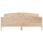 vidaXL Estructura de cama con cabecero madera maciza pino 180x200 cm vidaXL Estructura de cama con cabecero madera maciza pino 180x200 cm