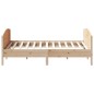 vidaXL Estructura de cama con cabecero madera maciza pino 180x200 cm vidaXL Estructura de cama con cabecero madera maciza pino 180x200 cm