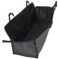 vidaXL Funda para asiento de coche para perros negro 137x46x50 cm vidaXL Funda para asiento de coche para perros negro 137x46x50 cm