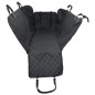 vidaXL Funda para asiento de coche para perros negro 137x46x50 cm vidaXL Funda para asiento de coche para perros negro 137x46x50 cm