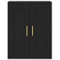 vidaXL Aparador alto madera contrachapada negro 69,5x34x180 cm vidaXL Aparador alto madera contrachapada negro 69,5x34x180 cm