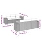 vidaXL Set de comedor de jardín 7 pzas y cojines ratán sintético negro vidaXL Set de comedor de jardín 7 pzas y cojines ratán sintético negro