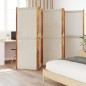 vidaXL Biombo divisor de 5 paneles gris claro 350x180 cm vidaXL Biombo divisor de 5 paneles gris claro 350x180 cm