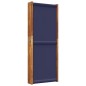 vidaXL Biombo divisor de 6 paneles azul oscuro 420x180 cm vidaXL Biombo divisor de 6 paneles azul oscuro 420x180 cm