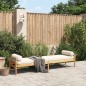vidaXL Banco de jardín con cojín ratán sintético acacia beige vidaXL Banco de jardín con cojín ratán sintético acacia beige