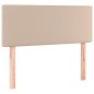 vidaXL Cama box spring con colchón cuero sintético capuchino 100x200cm vidaXL Cama box spring con colchón cuero sintético capuchino 100x200cm