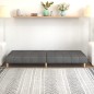 vidaXL Sofá cama de 2 plazas tela gris claro vidaXL Sofá cama de 2 plazas tela gris claro