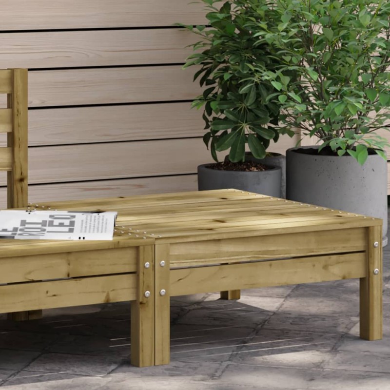 vidaXL Taburete de jardín madera de pino impregnada vidaXL Taburete de jardín madera de pino impregnada