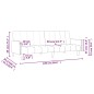 vidaXL Sofá cama de 2 plazas terciopelo gris oscuro vidaXL Sofá cama de 2 plazas terciopelo gris oscuro