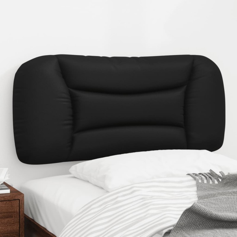 vidaXL Cabecero de cama acolchado cuero sintético negro 80 cm vidaXL Cabecero de cama acolchado cuero sintético negro 80 cm