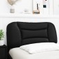 vidaXL Cabecero de cama acolchado cuero sintético negro 80 cm vidaXL Cabecero de cama acolchado cuero sintético negro 80 cm