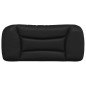 vidaXL Cabecero de cama acolchado cuero sintético negro 80 cm vidaXL Cabecero de cama acolchado cuero sintético negro 80 cm