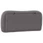vidaXL Cabecero de cama acolchado cuero sintético gris 90 cm vidaXL Cabecero de cama acolchado cuero sintético gris 90 cm