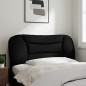 vidaXL Cabecero de cama acolchado tela negro 100 cm vidaXL Cabecero de cama acolchado tela negro 100 cm