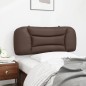 vidaXL Cabecero de cama acolchado cuero sintético marrón 100 cm vidaXL Cabecero de cama acolchado cuero sintético marrón 100 cm